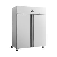 Horeca koelkast - 1001 l - RVS - 2 deuren - 4 wielen - afsluitbaar - Royal Catering