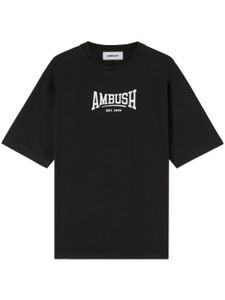 AMBUSH t-shirt en coton biologique à logo imprimé - Noir