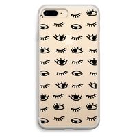 Eye pattern #2: iPhone 7 Plus Transparant Hoesje