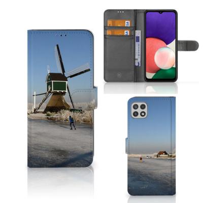 Samsung Galaxy A22 5G | Flip Cover | Schaatsers