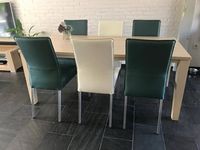 Set van 6 leren eetkamerstoelen - diverse kleuren leer - Echt leer, Modern, ontdek de vele Leersoorten en Kleuren bij ShopX