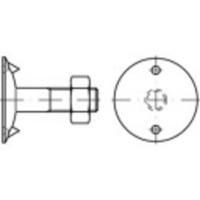 TOOLCRAFT 147105 Riembouten M10 30 mm Buitenzeskant DIN 15237 Staal 100 stuk(s) - thumbnail