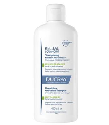Ducray Kelual Squanorm Shampoo Vette schilfers 400ml