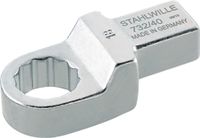 Stahlwille Ringinsteekgereedschap | sleutelwijdte 27 mm 14 x 18 mm | chroom-legering-staal | chroom-vanadium | 1 stuk - 58224027 58224027