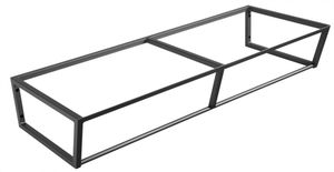 Sapho Industrial wastafel frame mat zwart 120cm