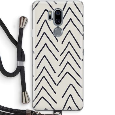 Marrakech Arrows: LG G7 Thinq Transparant Hoesje met koord