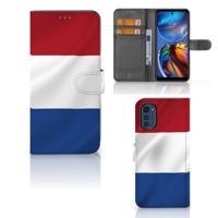 Motorola Moto E32 | Moto E32s | Bookstyle Case | Nederlandse Vlag