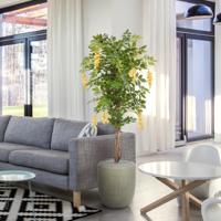 Wisteria kunstboom 150cm - geel
