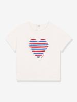 Baby T-shirt met korte mouwen PETIT BATEAU wit