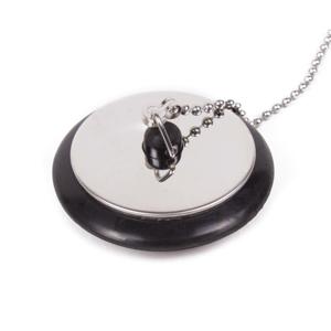 Afvoerstop - 40mm / 30 cm - gootsteen dop - gootsteenstopper - met RVS ketting