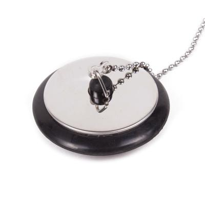 Afvoerstop - 40mm / 30 cm - gootsteen dop - gootsteenstopper - met RVS ketting