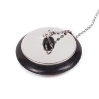 Afvoerstop - 40mm / 30 cm - gootsteen dop - gootsteenstopper - met RVS ketting