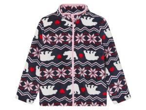 lupilu Kinder fleecejas (98/104, Marineblauw)