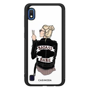 Samsung Galaxy A10 hoesje - Badass babe blondine