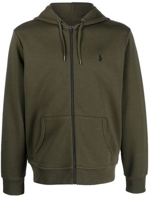 Polo Ralph Lauren hoodie zippé à logo brodé - Vert