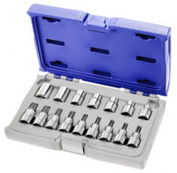 Expert by Facom doppen en Torx® schroevendraaierdoppenset 1/2" | 16-delig | in koffer | E032907 - E032907