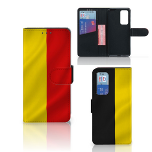 Huawei P40 Bookstyle Case Belgische Vlag