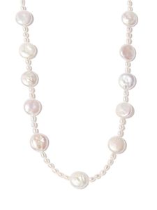 A Sinner in Pearls collier à perles - Blanc