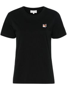 Maison Kitsuné t-shirt à patch logo - Noir