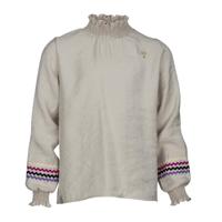 KIEstone Meisjes blouse - Fieke - Zand KIEstone Meisjes blouse - Fieke - Zand
