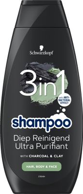 Schwarzkopf 3-in-1 Shampoo Diep Reinigend