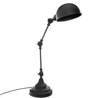 Atmosphera Tafellamp/bureaulampje Design Light Classic - zwart - H55 cm