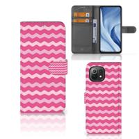 Xiaomi 11 Lite 5G NE | Mi 11 Lite | Telefoon Hoesje | Waves Pink