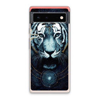 Darkness Tiger: Google Pixel 6 Transparant Hoesje