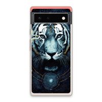 Darkness Tiger: Google Pixel 6 Transparant Hoesje Darkness Tiger: Google Pixel 6 Transparant Hoesje