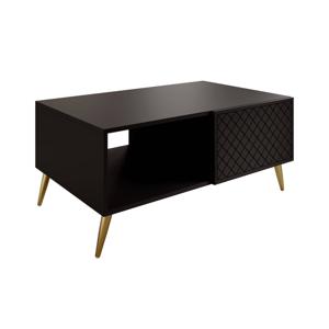 Meubella Salontafel Tadeo - Zwart - 99 cm