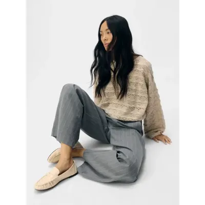 Object - Grijs | Dames | Broek | Grijs | 44 | regular | Kamst mode