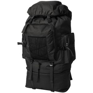 VidaXL Rugzak legerstijl xxl 100 l zwart