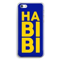 Habibi Blue: iPhone 5 / 5S / SE Transparant Hoesje