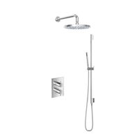 Hotbath Get Together IBS2ACR inbouwdouche met 30cm hoofddouche en glijstang chroom