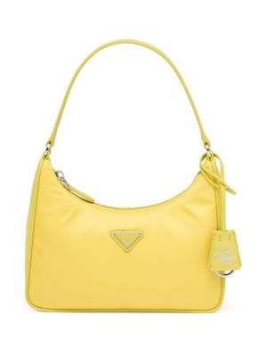 Prada mini sac porté épaule Re-Edition - Jaune