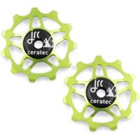 Jrc - keramische derailleur wielset shimano 105 / ultegra / dura ace 12 speed 11t groen