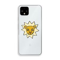 Kleine leeuw: Pixel 4 Transparant Hoesje