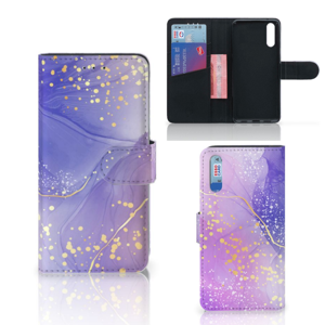 Hoesje voor Huawei P20 Watercolor Paars