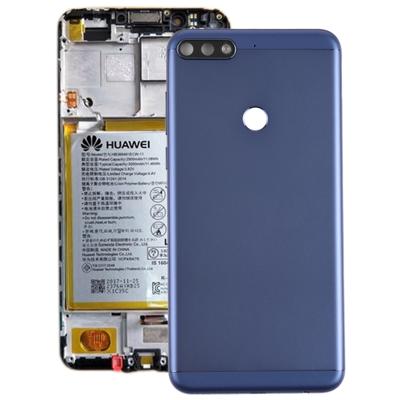 Achtercover met Zijtoetsen voor Huawei Honor Play 7C (blauw)