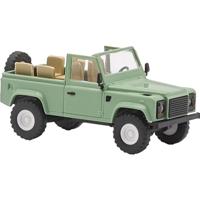 Busch 54391 H0 Auto Land Rover Defender 90 open, groen Busch 54391 H0 Auto Land Rover Defender 90 open, groen