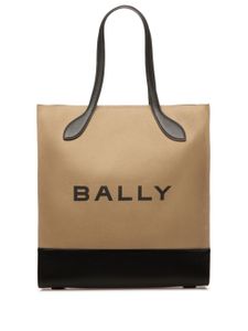 Bally Bar Keep On logo-print tote - Marron