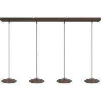 Masterlight 4-lichts hanglampScala 130cm cacao bruin Ø 20cm - 2191-15-15-130-4-20
