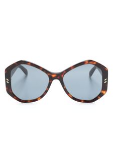 Stella McCartney Eyewear lunettes de soleil à monture géométrique - Marron