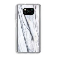 Gestreepte marmer: Xiaomi Poco X3 Pro Transparant Hoesje