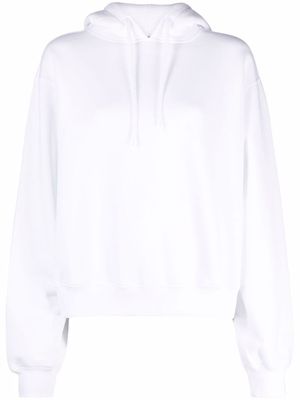 Alexander Wang hoodie à lien de resserrage - Blanc