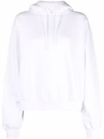 Alexander Wang hoodie à lien de resserrage - Blanc - thumbnail