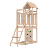 Speeltoren Bruin 110,5 x 52,5 x 214 cm Massief grenenhout