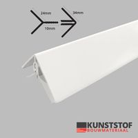 Hoekprofiel 2-delig - Duafort (5 kleuren)