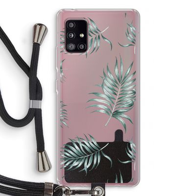 Simple leaves: Samsung Galaxy A51 5G Transparant Hoesje met koord