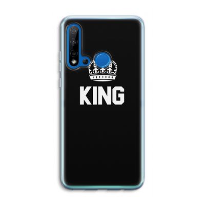 King zwart: Huawei P20 Lite (2019) Transparant Hoesje